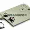 Carte Renault 2 boutons pour Laguna 2, Espace 4 et Vel Satis