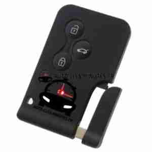 Carte Renault 3 boutons pour Mégane 2, Scénic 2 et Clio 3