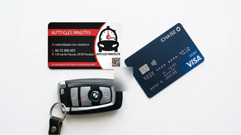 prise en charge assurance carte bancaire pour reproduction clés de voiture