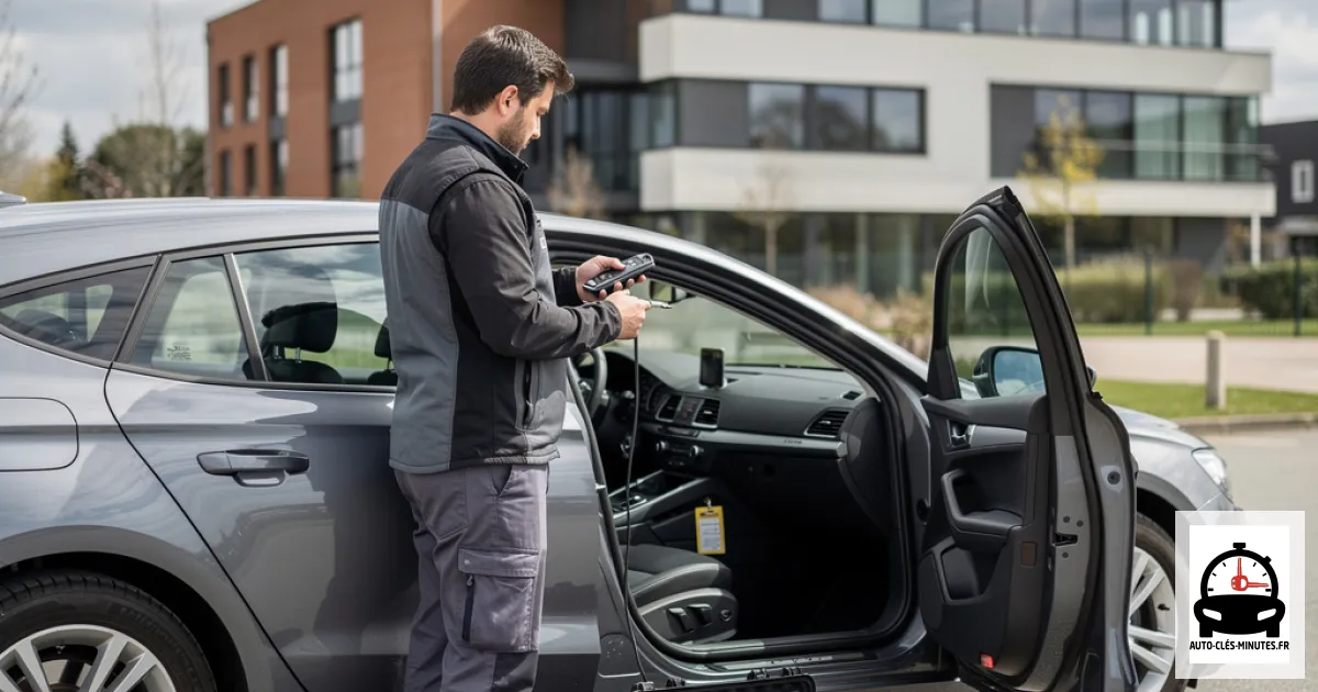 Voiture fermée, clés à l’intérieur : ouverture sans dégât à Lomme à Lomme